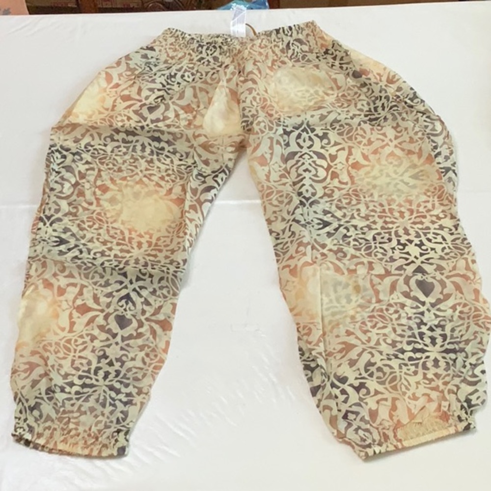 Lisa Blue ARABIAN NIGHTS Side Split Pant - Topaz